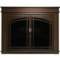 Dyna-Glo Pleasant Hearth Fenwick Fireplace Glass Door Oil Rubbed Bronze 43-1/2"L x 33"H FN-5702